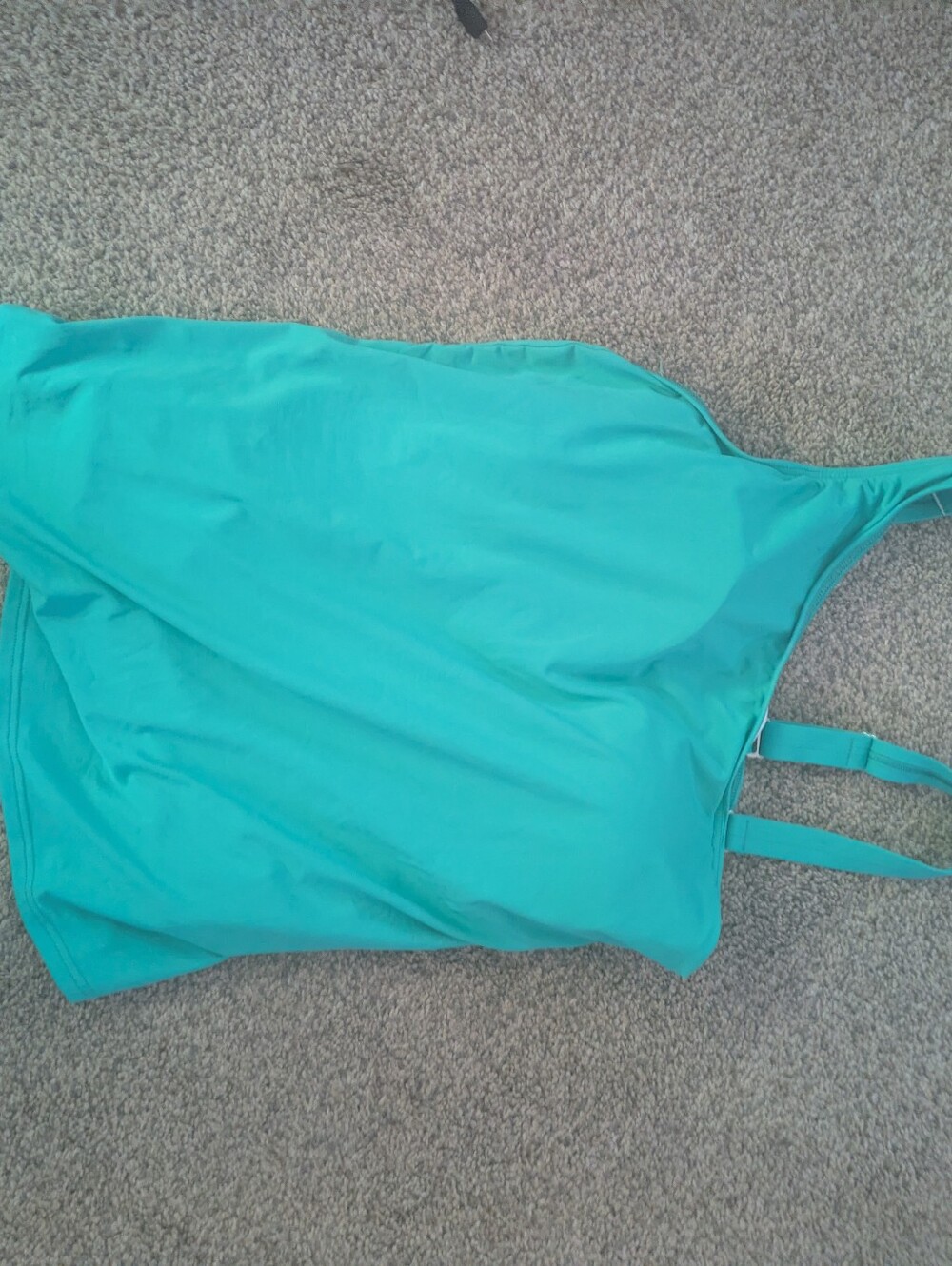 Women’s Teal Tank Swim Top - Lands End